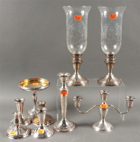 Assorted weighted silver table 782e5