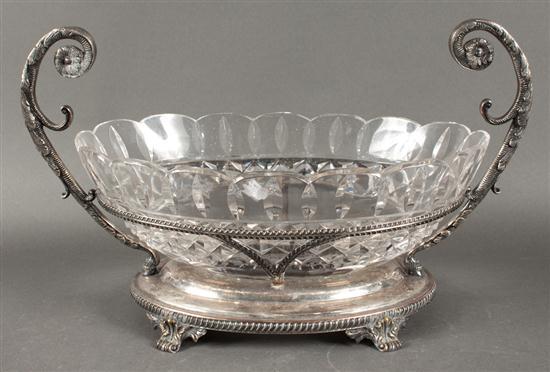 English Neoclassical style silver plate 782ee