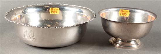 Two American sterling silver bowls 782f5