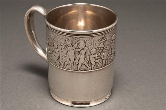 American silver cann, Tiffany and Co.,