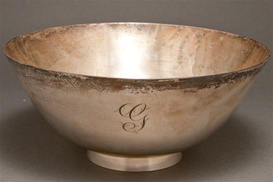 American silver bowl, Tiffany & Co.,
