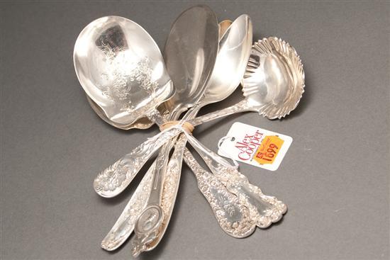 American Neoclassical style silver serving