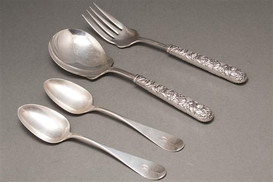 American repousse silver handled 78639