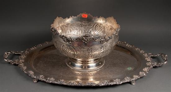 Sheffield repousse silver-on-copper