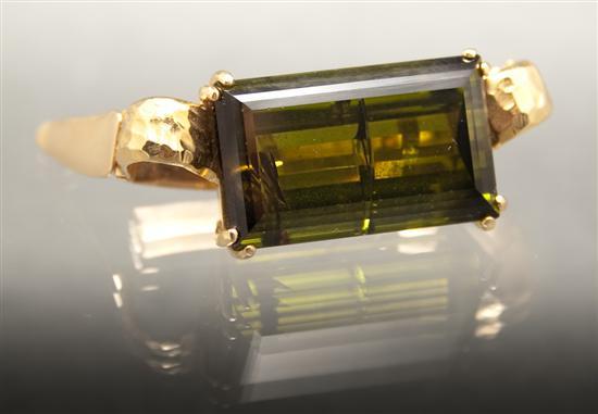 David Webb 18K yellow gold and