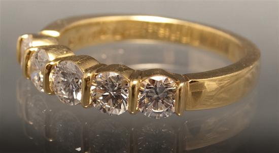 Lady s 18K yellow gold and diamond 786a1