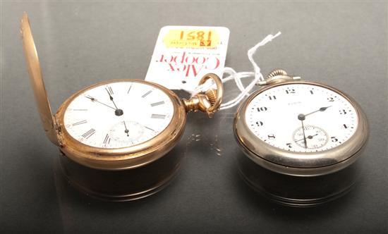 Elgin and Waltham pocket watches 786af