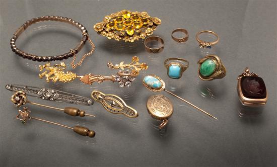 Assortment of Victorian jewelry 786b8