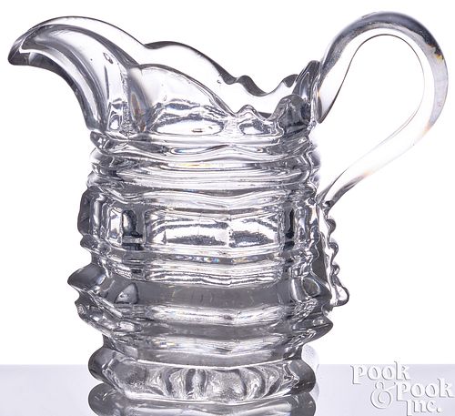 NEW ENGLAND PRESSED CLEAR GLASS