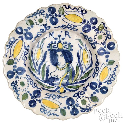 DUTCH DELFTWARE QUEEN MARY LOBED