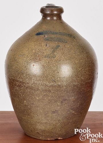 RARE NEW YORK ONE-GALLON STONEWARE