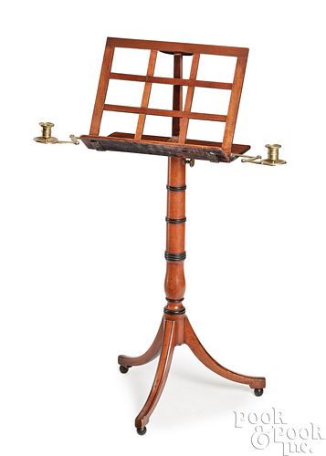 REGENCY MAHOGANY MUSIC STAND, CA.