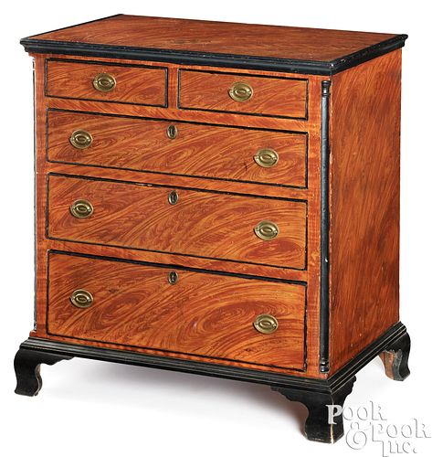 BERKS COUNTY PAINTED CHEST OF DRAWERSBerks