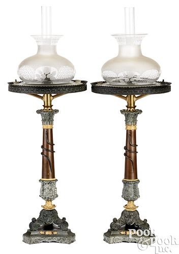 PAIR OF FRENCH SINUMBRA LAMPSPair