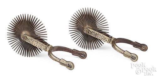 PAIR OF SOUTH AMERICAN HAND WROUGHT