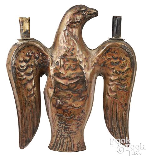 BRASS EAGLE PARADE TORCH FINIAL,