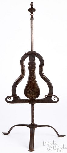 WROUGHT IRON MEAT ROASTING SPIT,