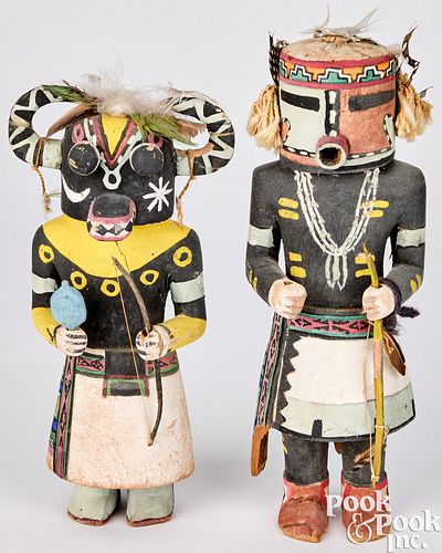 TWO HOPI INDIAN KACHINA DOLLSTwo