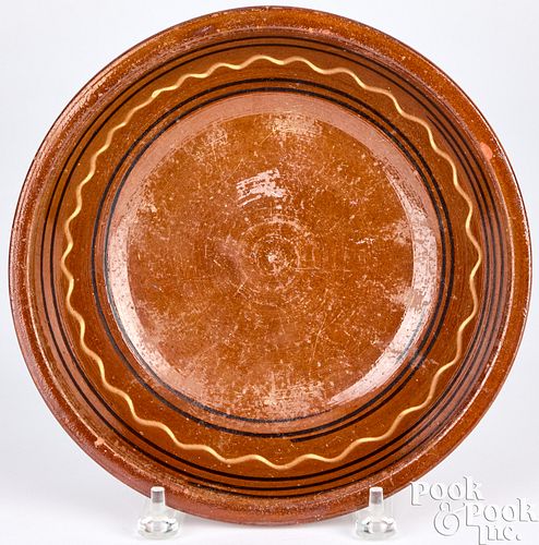 HAGERSTOWN, MARYLAND REDWARE BOWL,