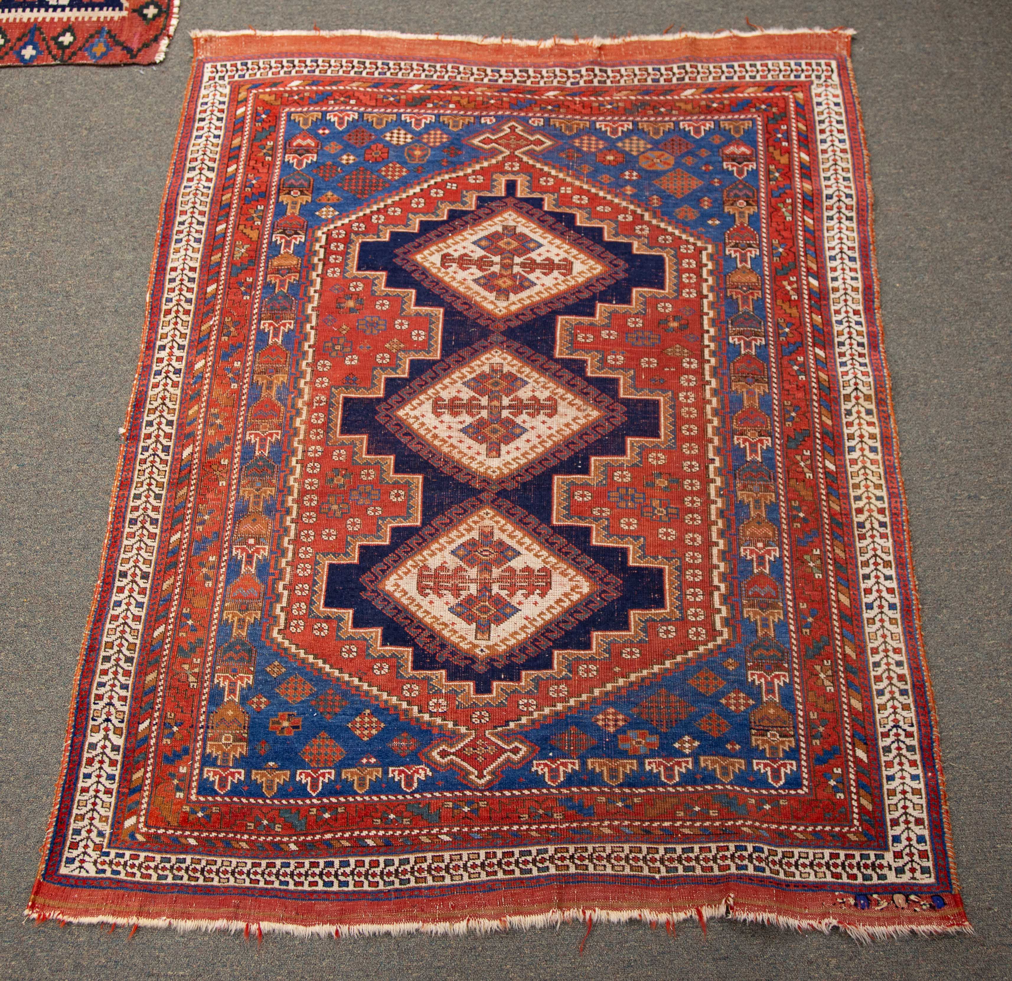 SHIRVAN ORIENTAL RUG Early 20th