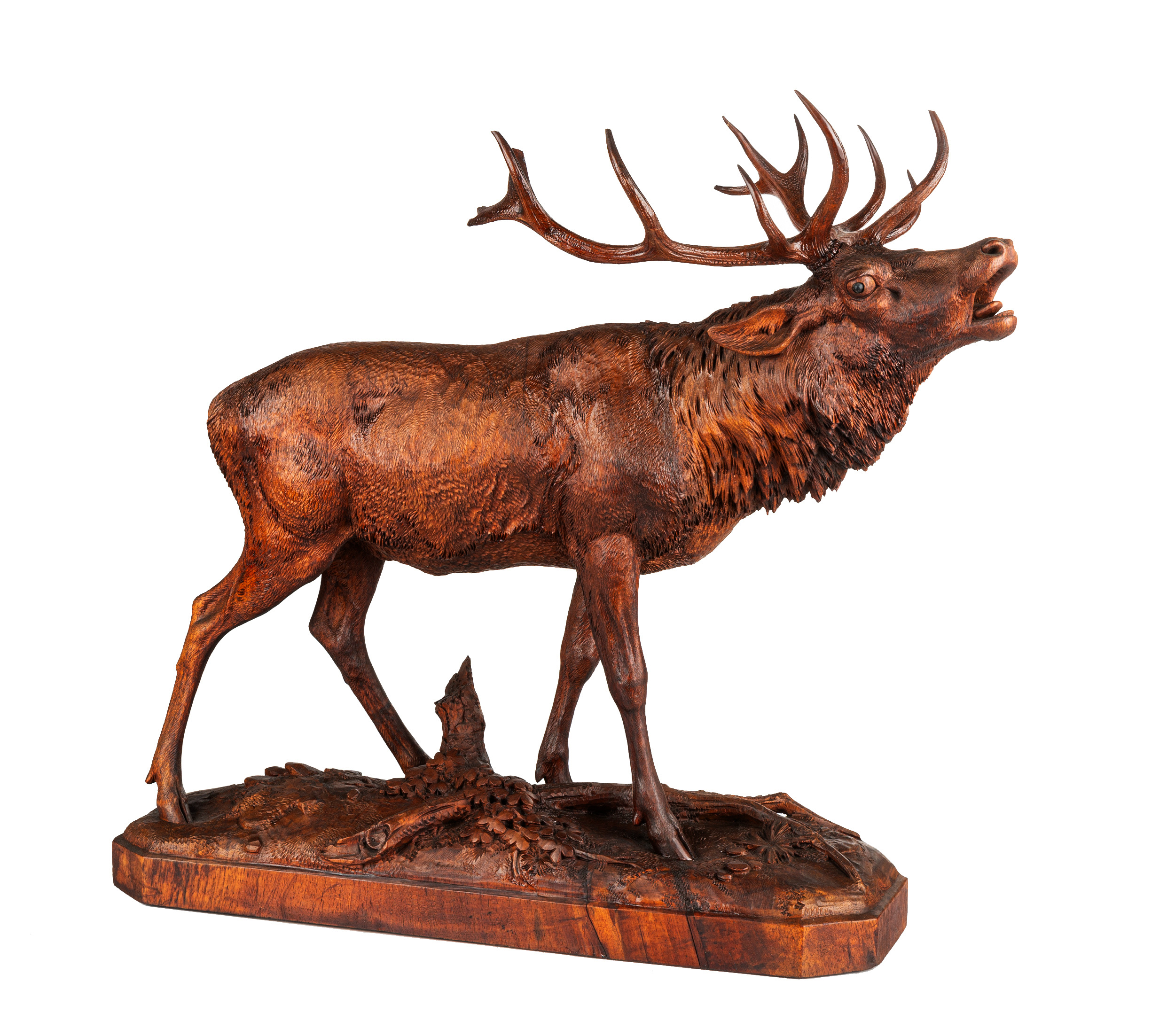 SWISS BLACK FOREST STAG 19th century,