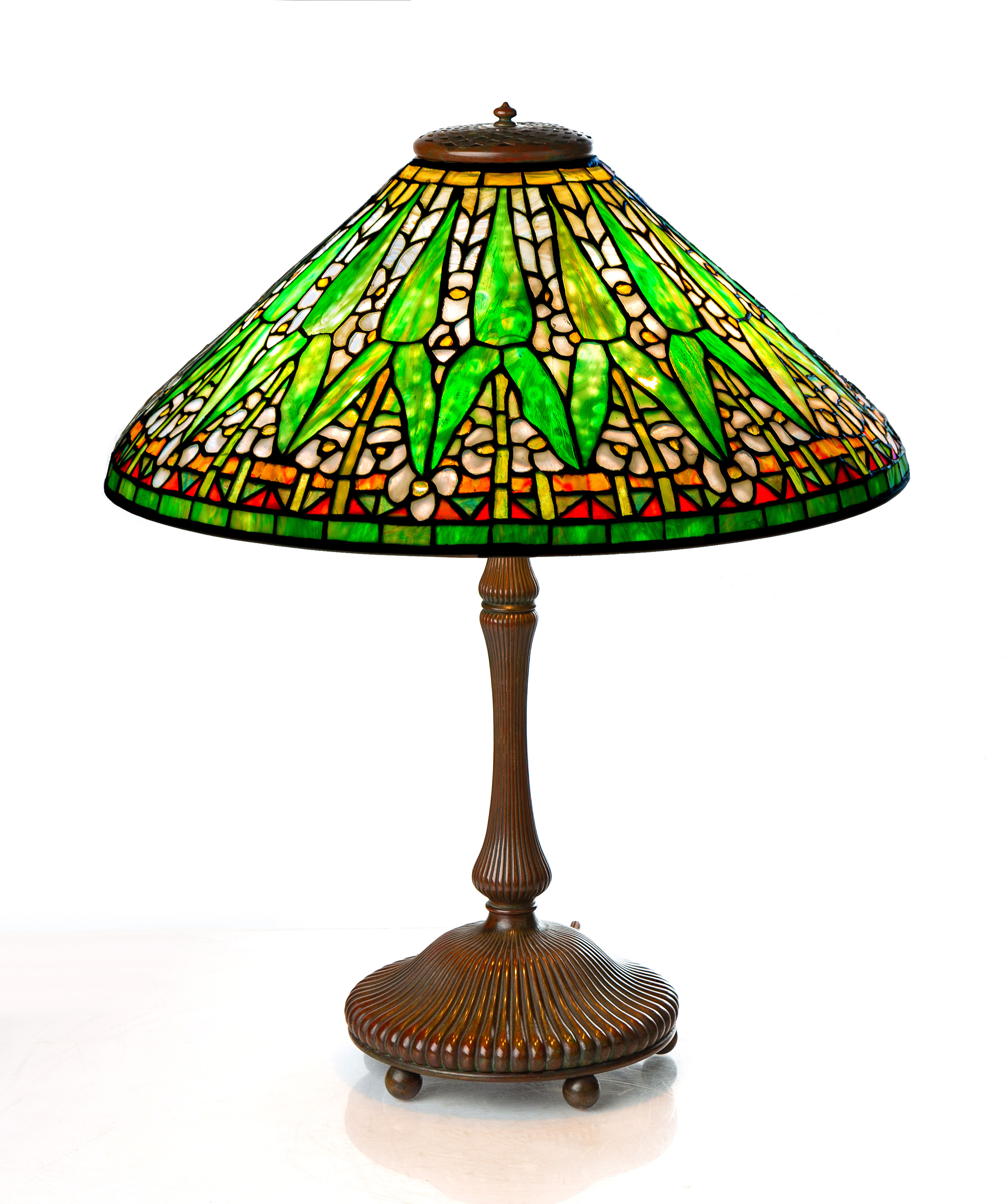 TIFFANY STUDIOS ARROWROOT TABLE