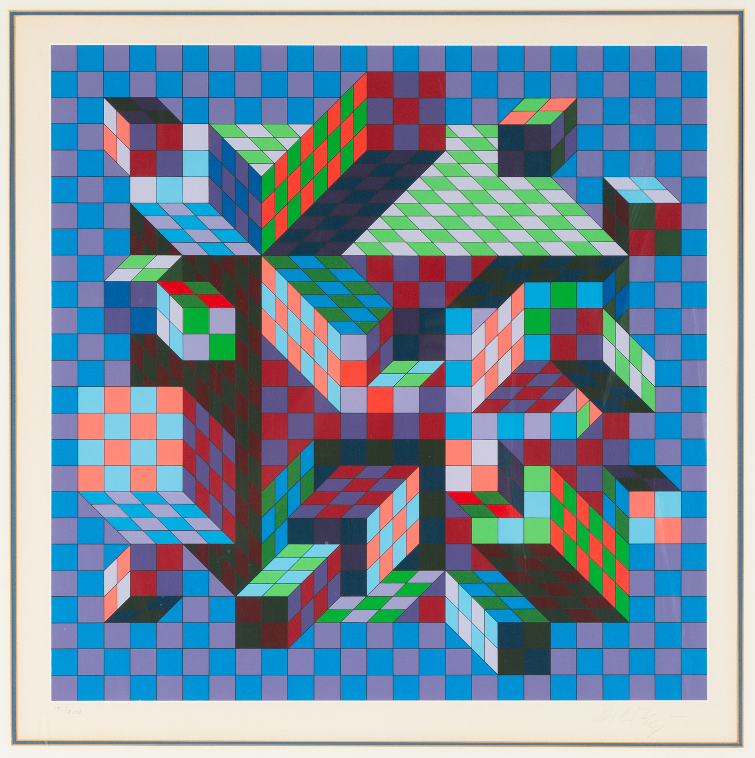 VICTOR VASARELY (FRENCH/HUNGARIAN,