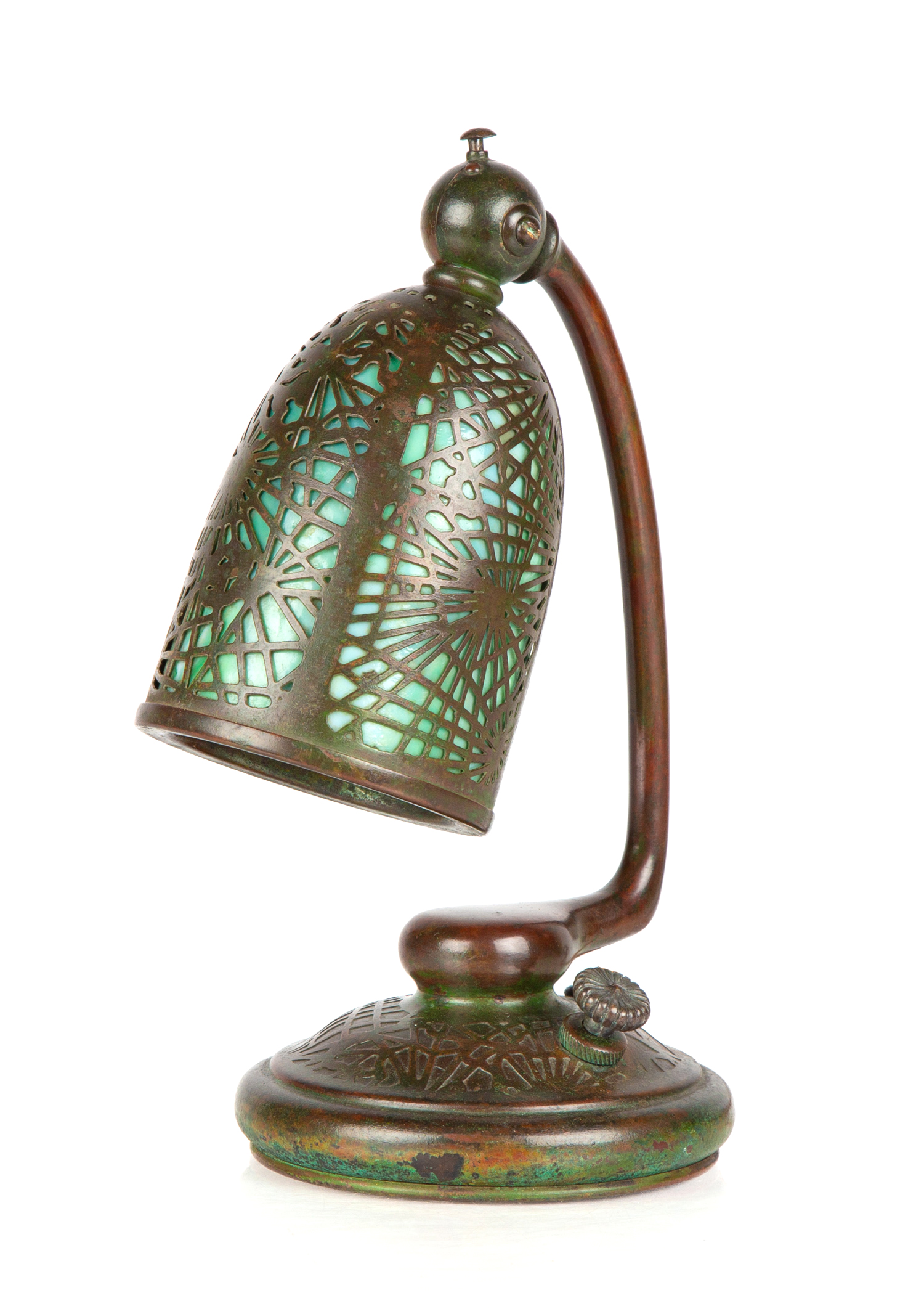 TIFFANY STUDIOS PINE NEEDLE DESK LAMP