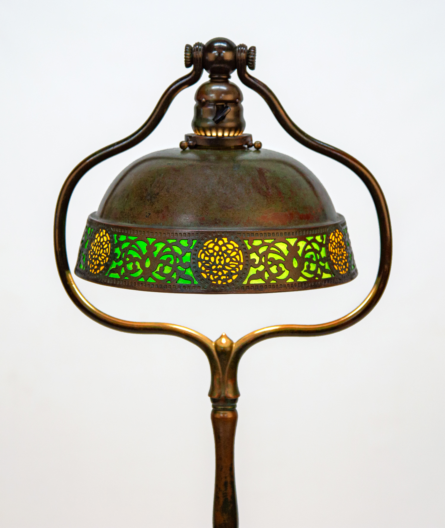 TIFFANY STUDIOS HARP FLOOR LAMP