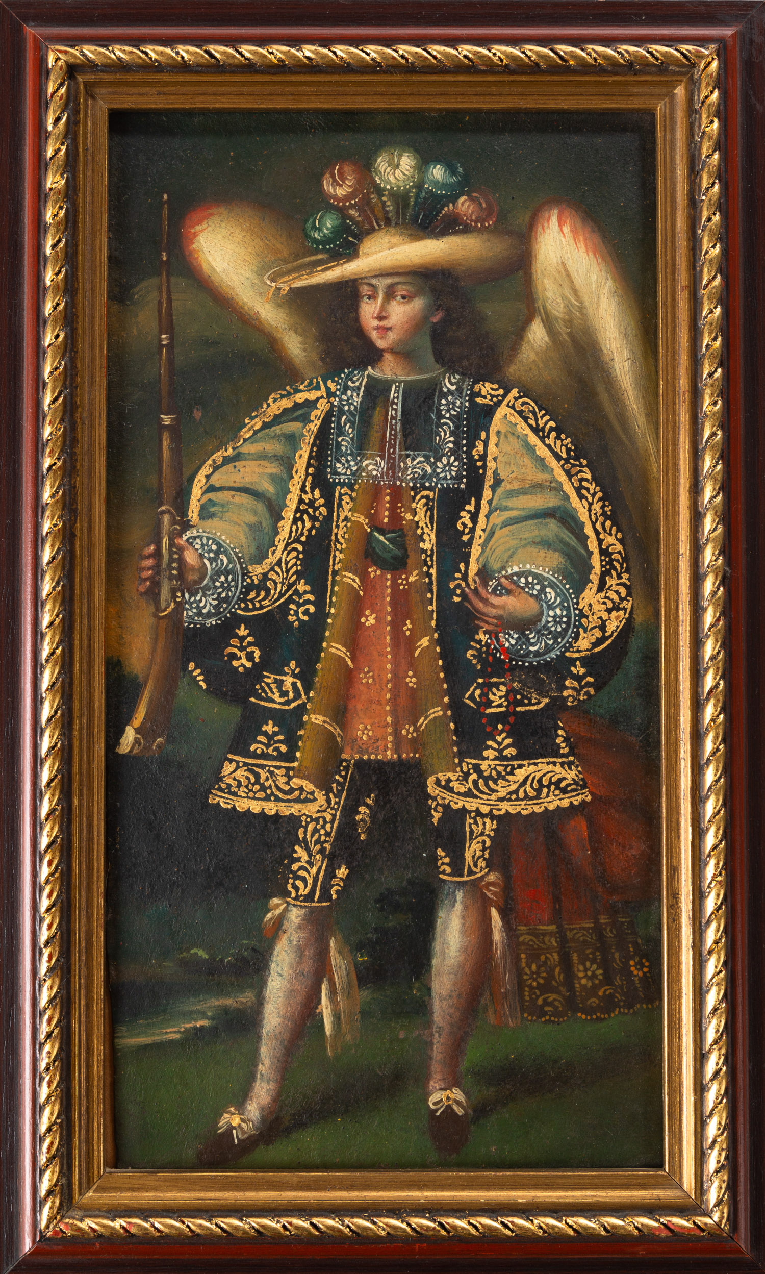 CUZCO SCHOOL, PORTRAIT OF ARCHANGEL