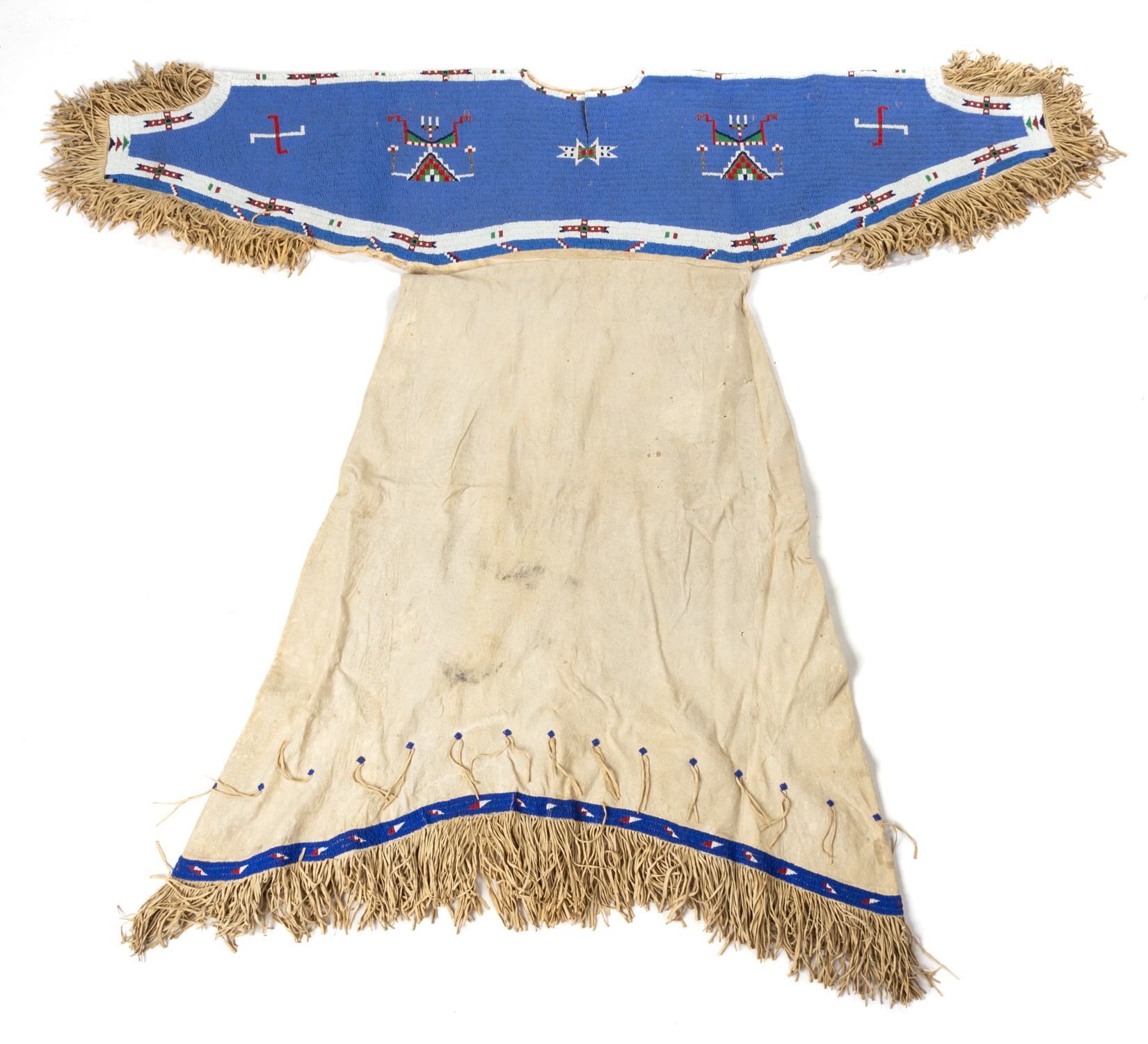 CHEYENNE WOMAN'S DRESS WITH WHIRLING