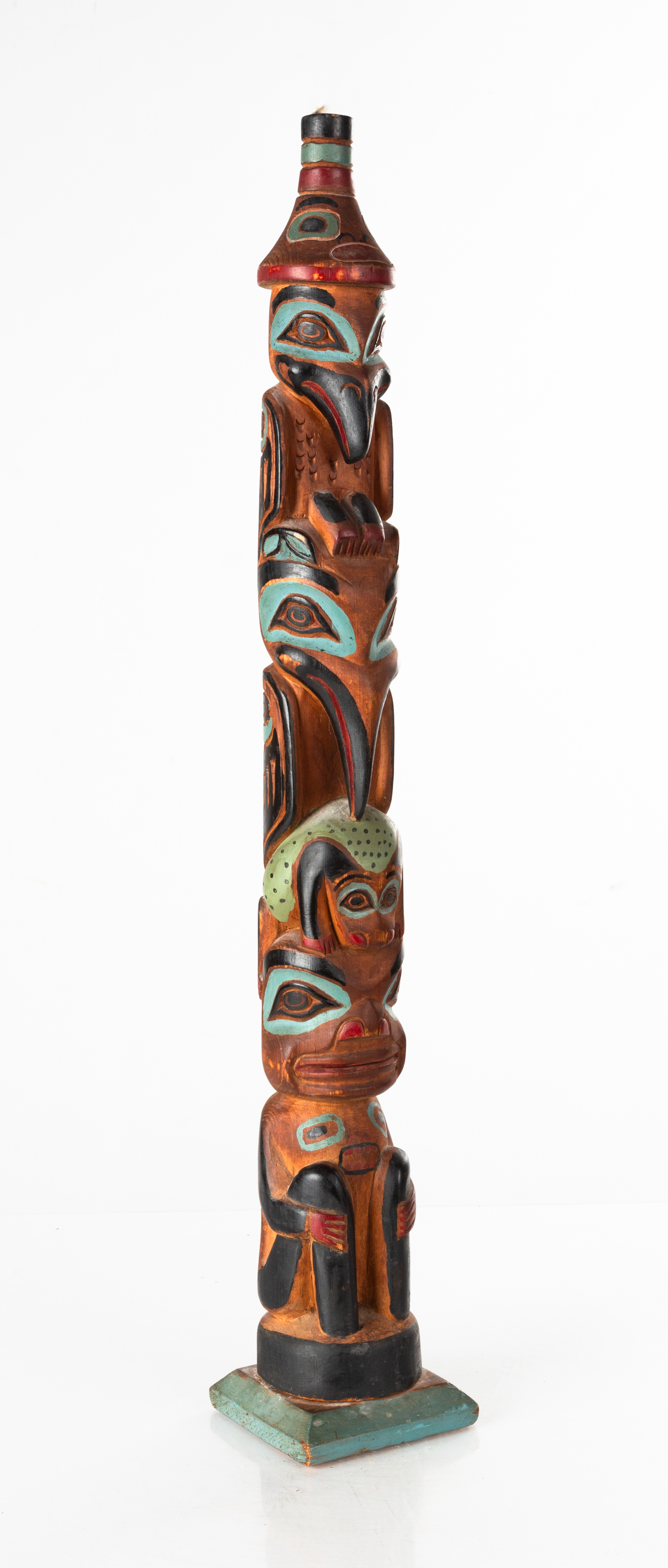 NORTHWEST COAST HAIDA TOTEM Late