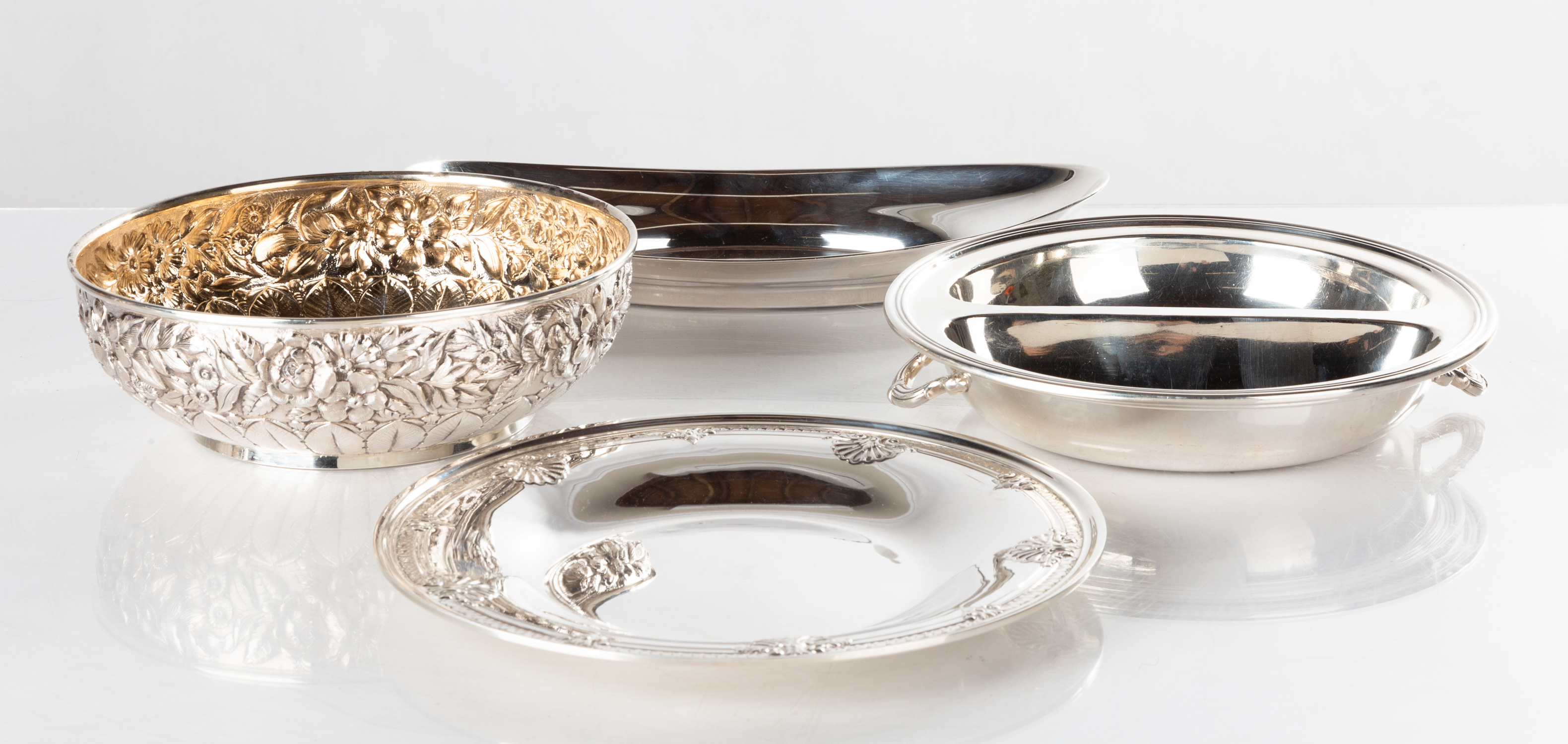 AMERICAN SILVER TRAYS, CHAFING