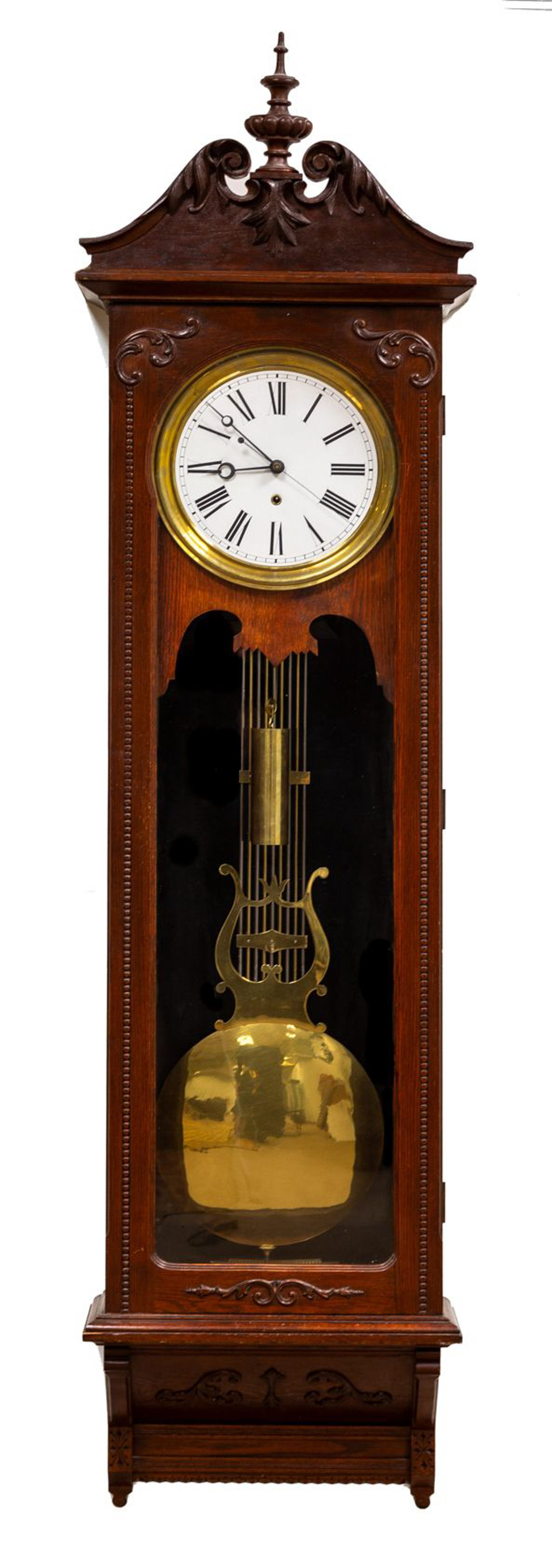 WILLIAM L. GILBERT JEWELERS WALL REGULATOR