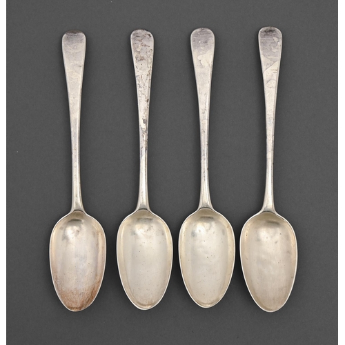 A set of four George III silver