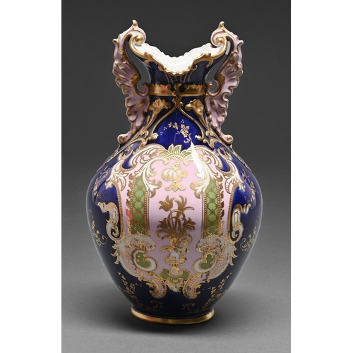 A Royal Crown Derby vase, 1897,
