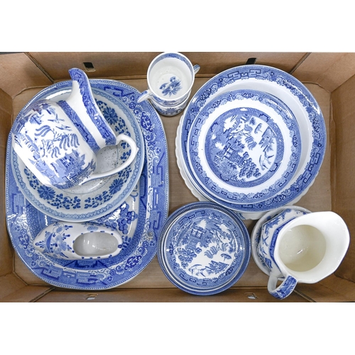 Miscellaneous Wedgwood blue printed