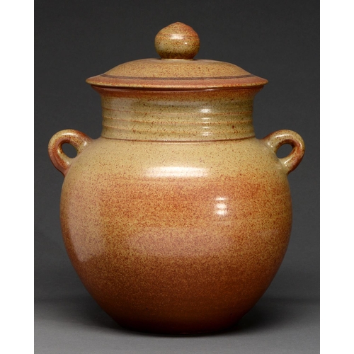 Studio ceramics. Ovoid Jar and Cover,