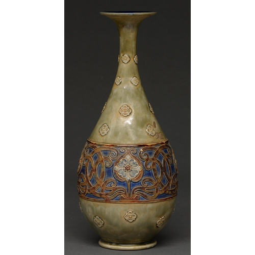 A Doulton ware vase, early 20th
