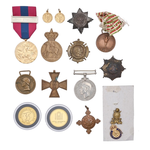 WWI and WII miscellaneous medals,