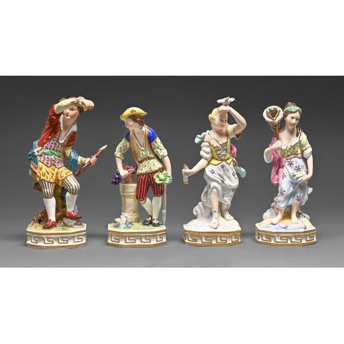 A set of Royal Crown Derby figures