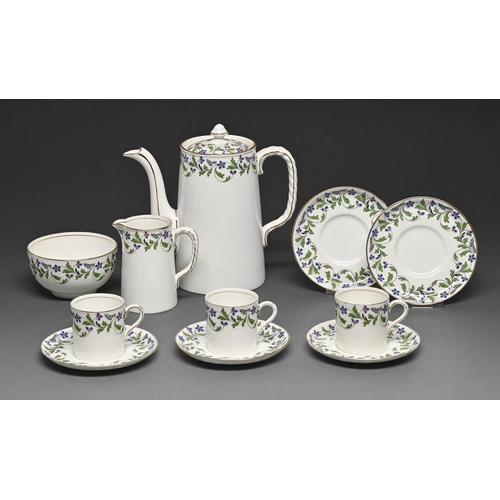 An Aynsley coffee service, c1910, with