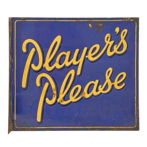 Advertising. Player's Please yellow