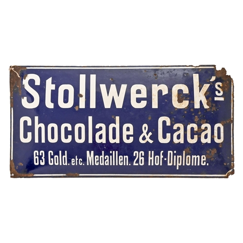Advertising. Stollwerck's Chocolade &