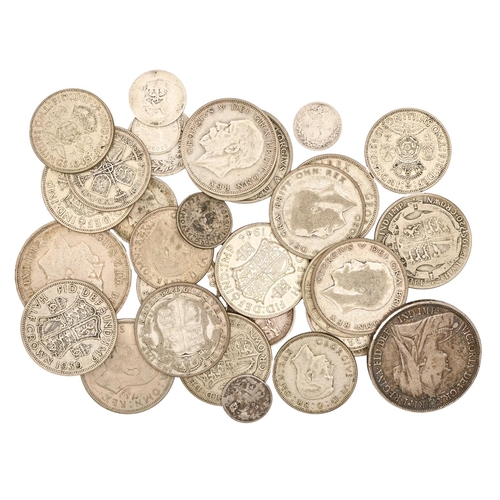 Silver coins. United Kingdom Crown