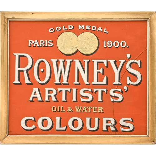 Advertising. ROWNEYS ARTISTS OIL &