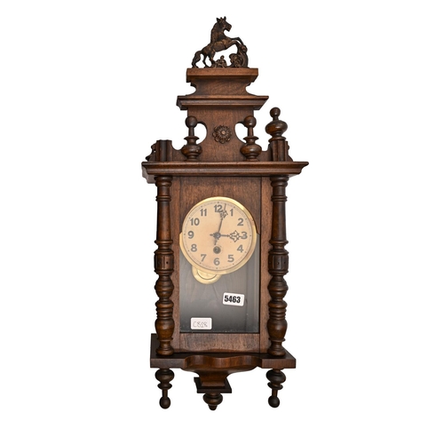 A mahogany mantel clock, early 20th