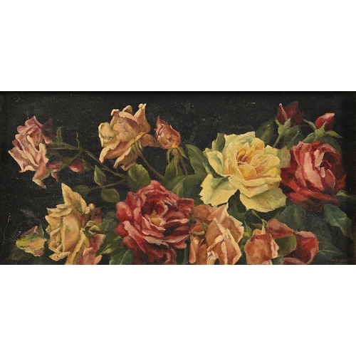 W S Lacey (Fl. early 20th c) - Roses,