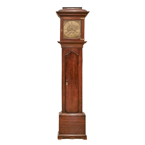 An eight day oak longcase clock,