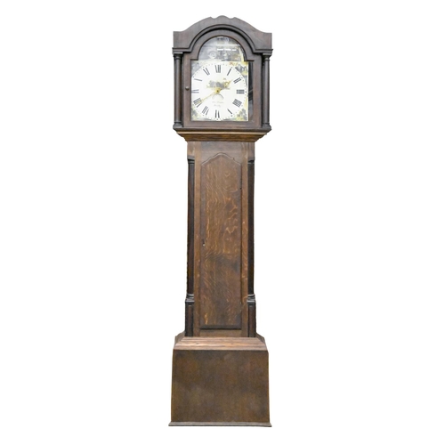 A Victorian thirty hour oak and